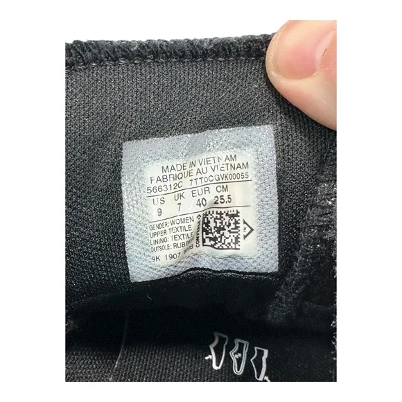 Converse Chuck Taylor All Star Low Top‎ Glitter Black Sneakers Women US 7 - Picture 4 of 12